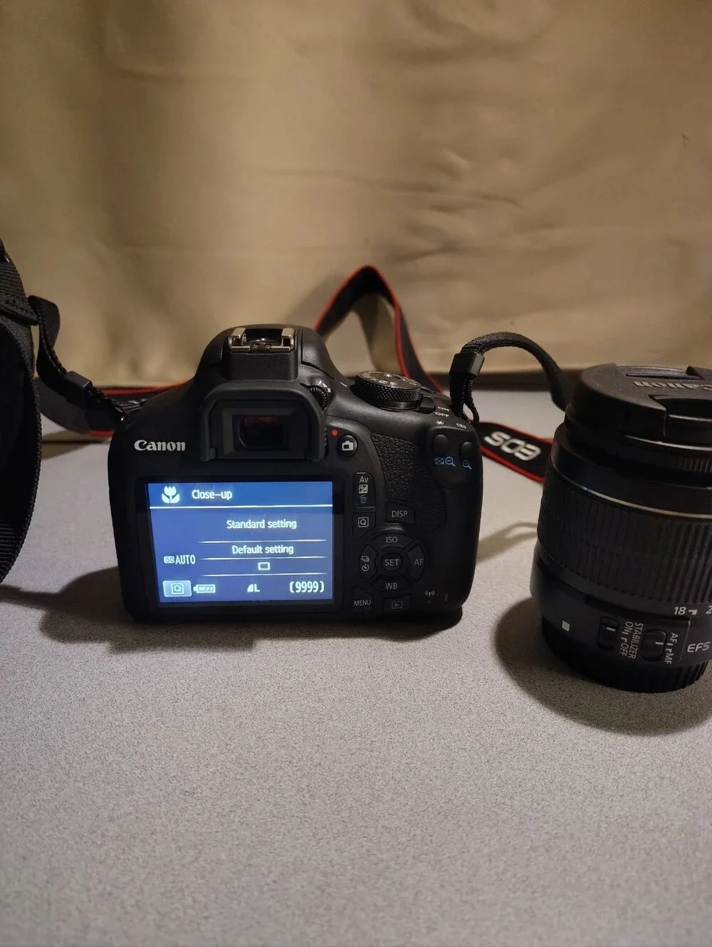 Canon- EOS Rebel T7 DSLR Video Two Lens Kit
